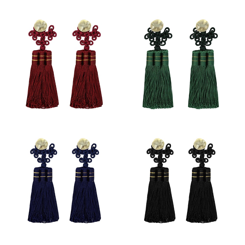 Mini Norigae Tassel Earrings [4 types]