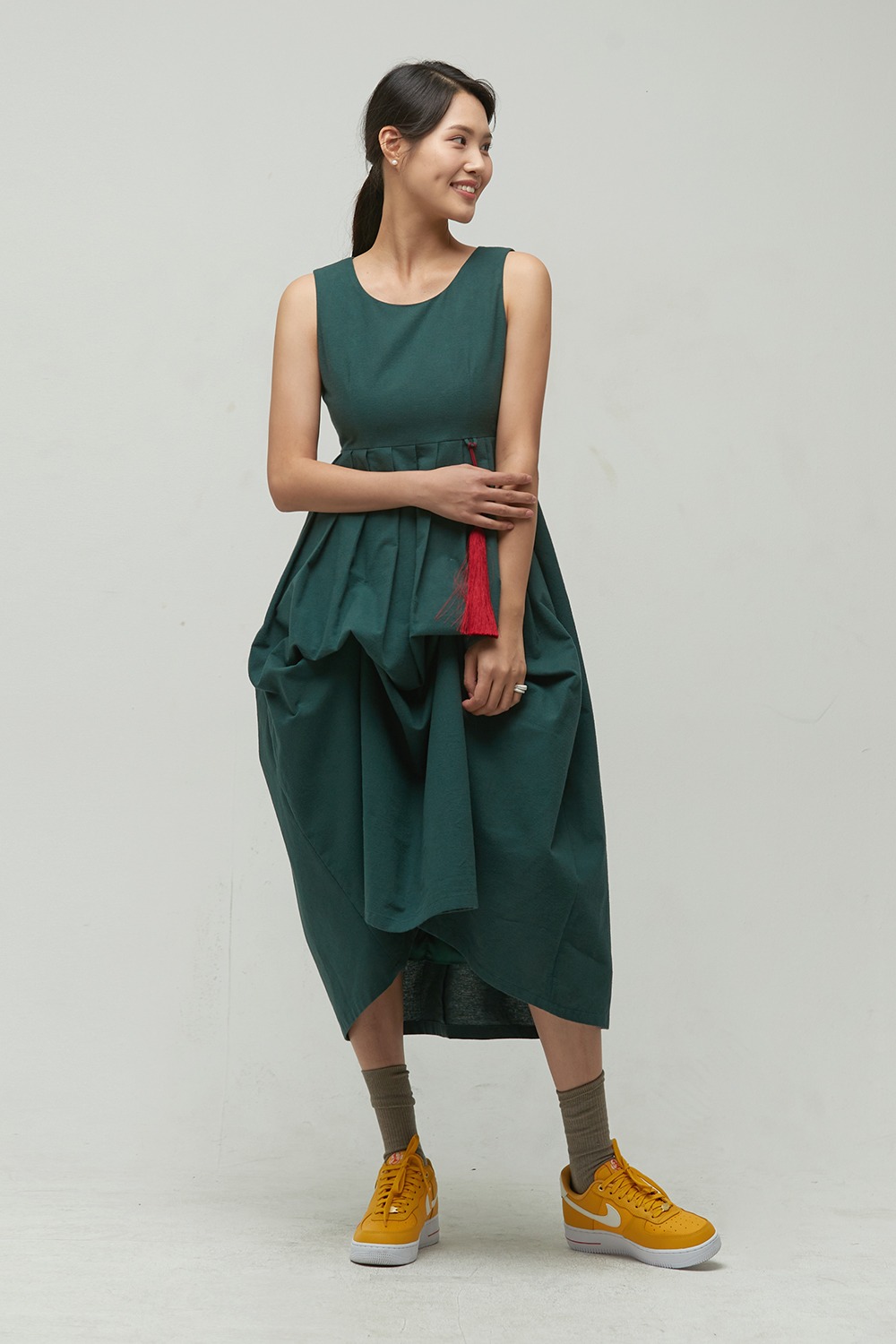 Winter Love Girdle Dress [Green] NEW