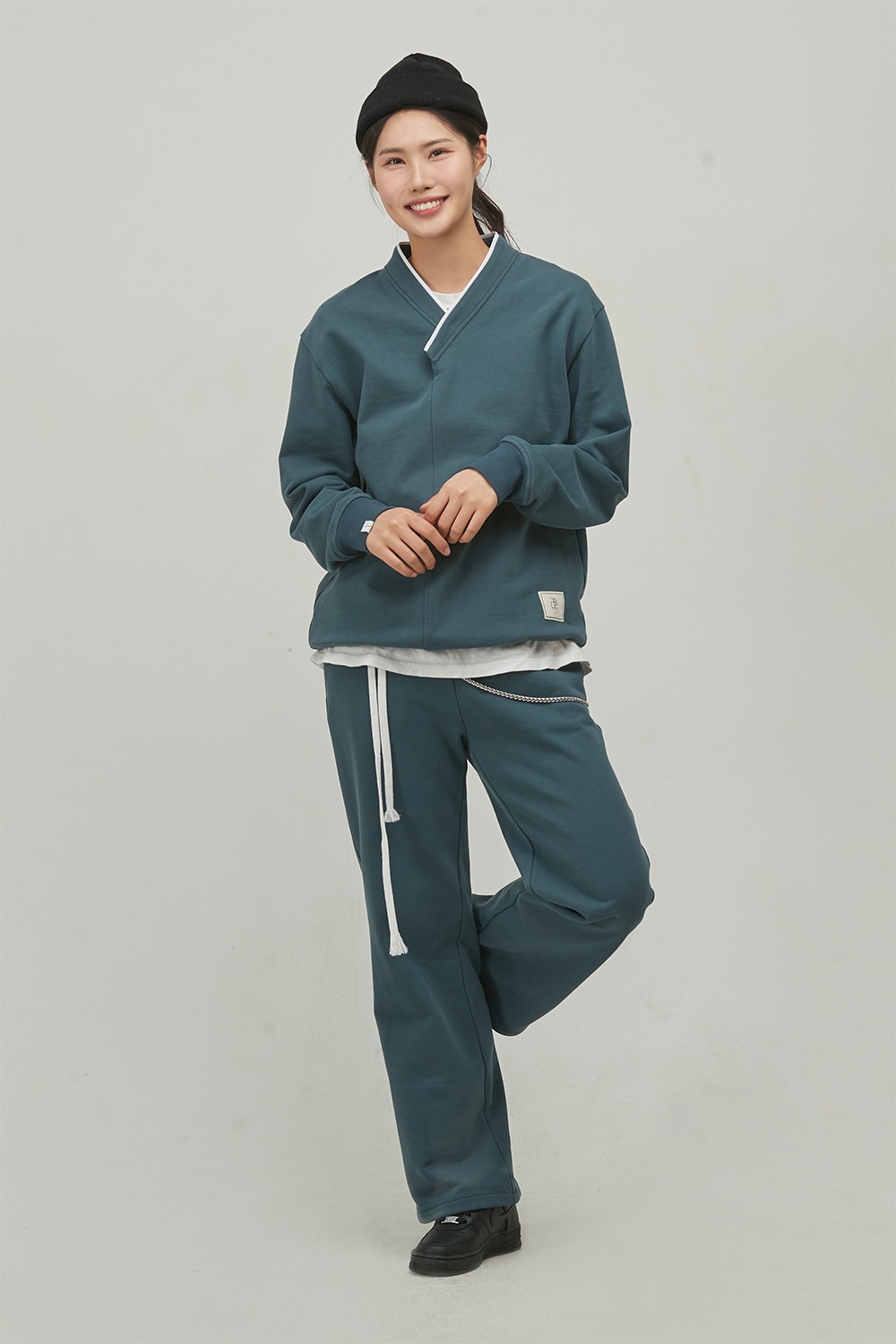 Basic Hanbok Training Pants [Blue]