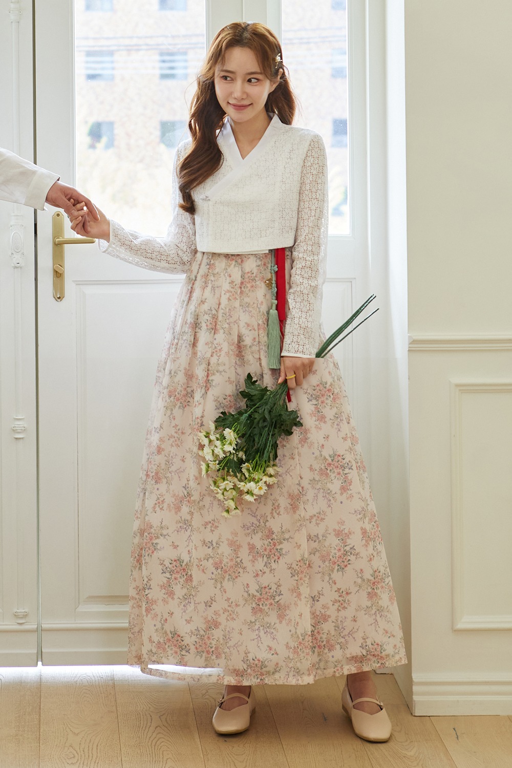 Flower Road Maxi Dress [Ivory]
