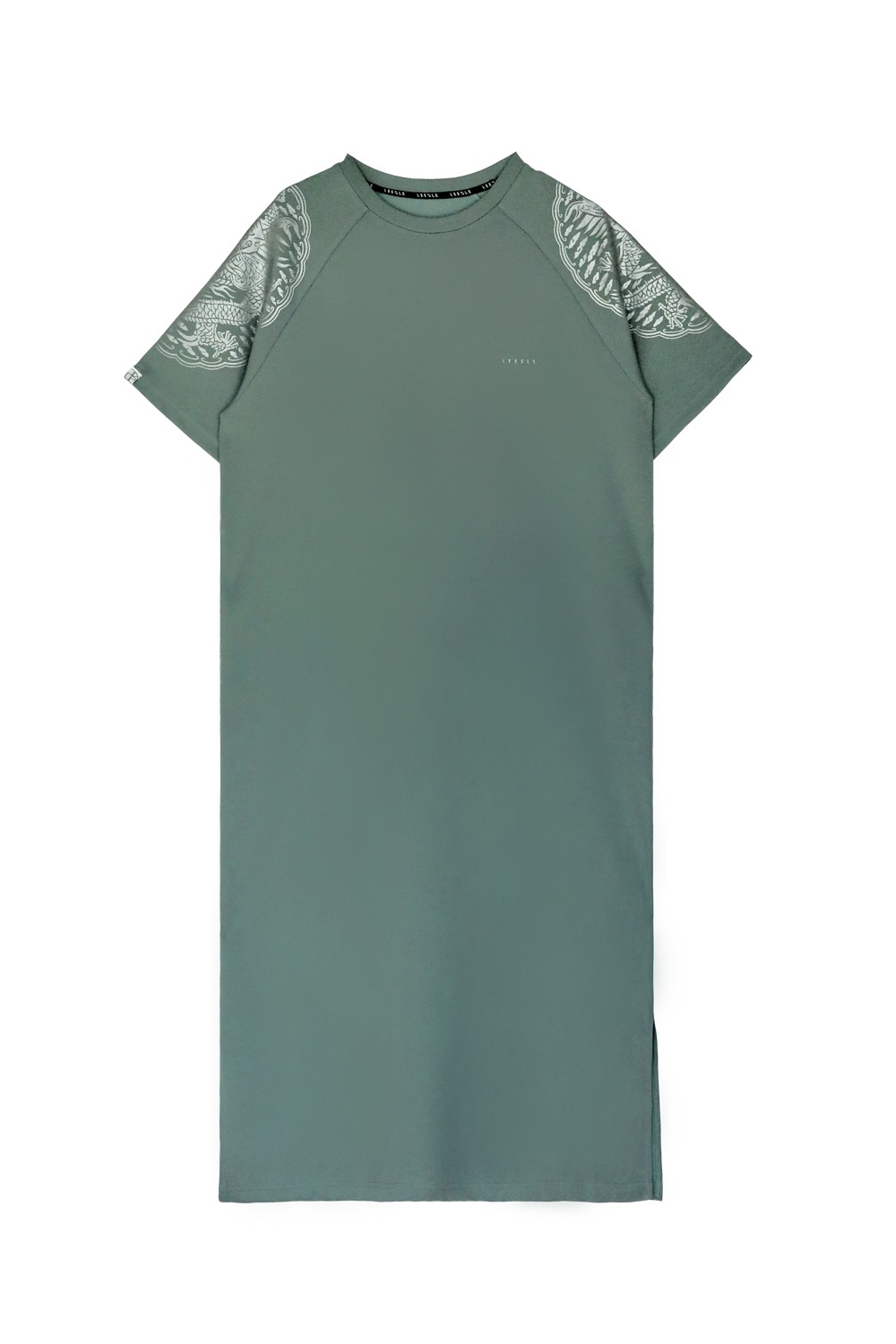 Dragon T-shirt Dress [Green]