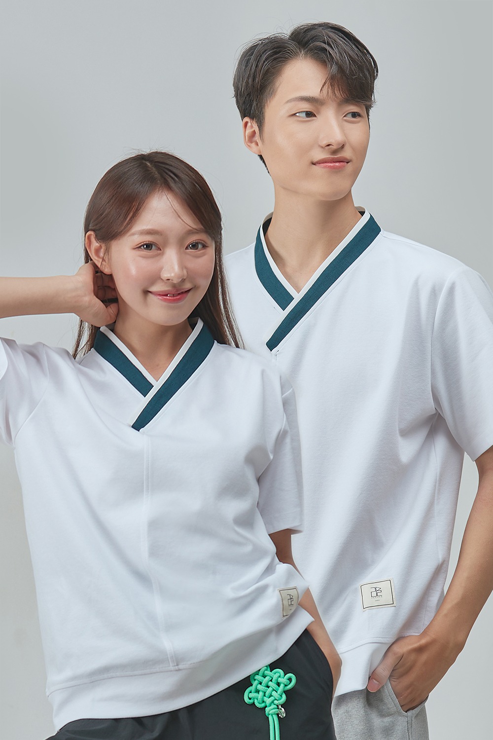 Basic Hanbok T-shirt [White]