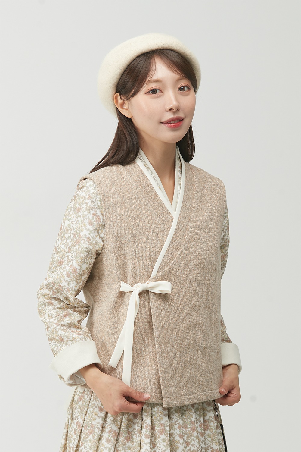 Hanbok Warm Vest Classic [Beige]