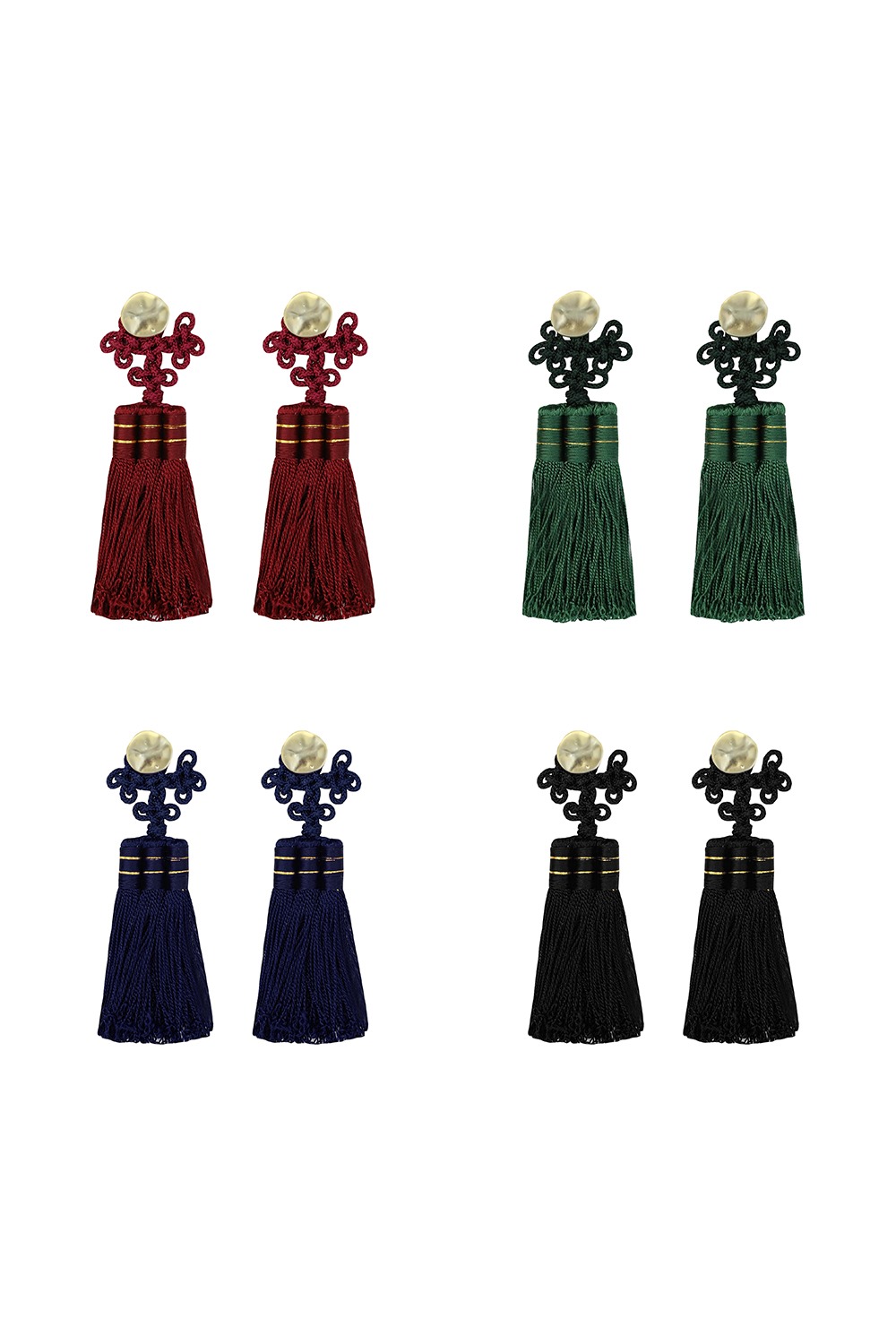 Mini Norigae Tassel Earrings [4 types]