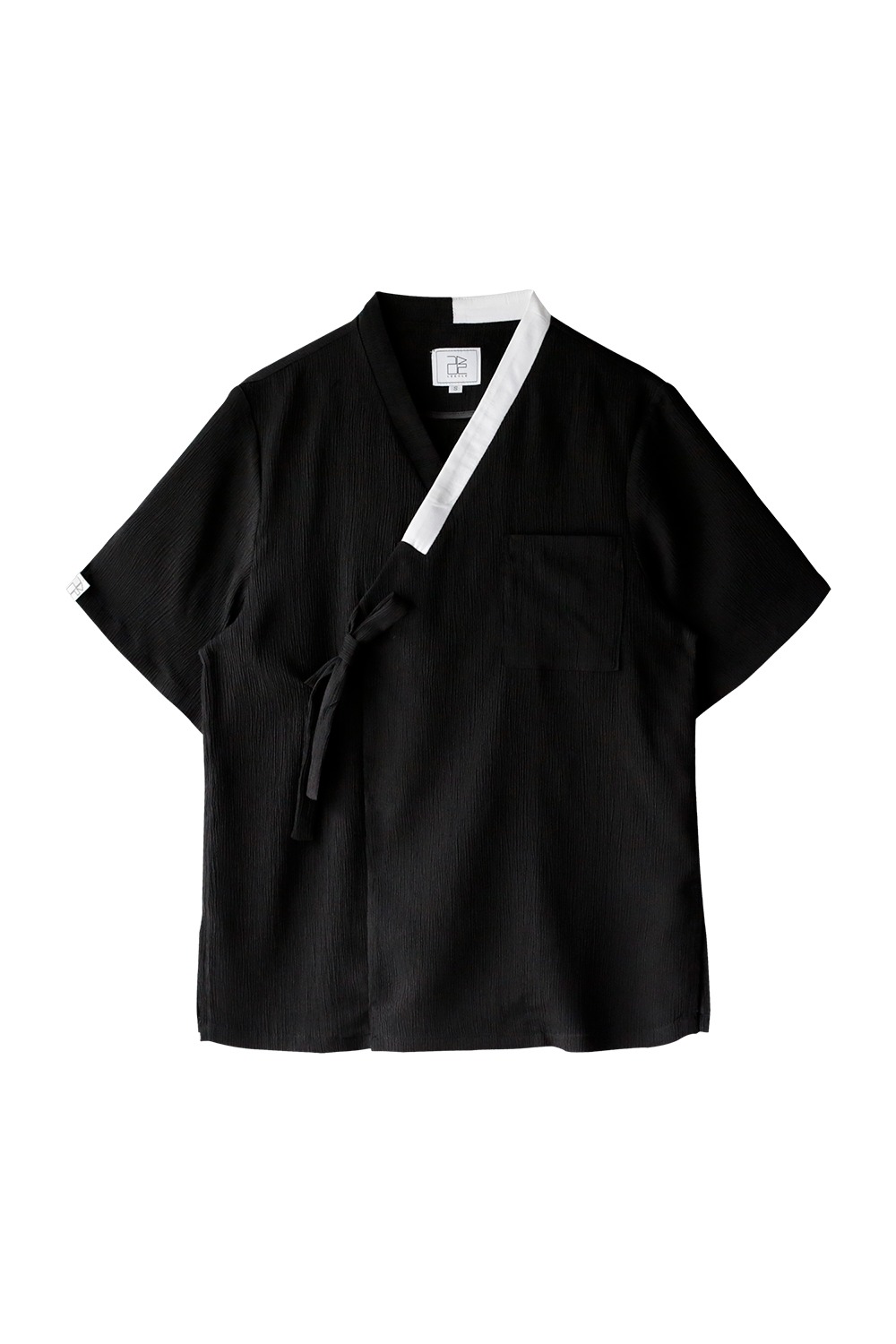 Modern Jeong Git Short-Sleeve Jeogori [Black]