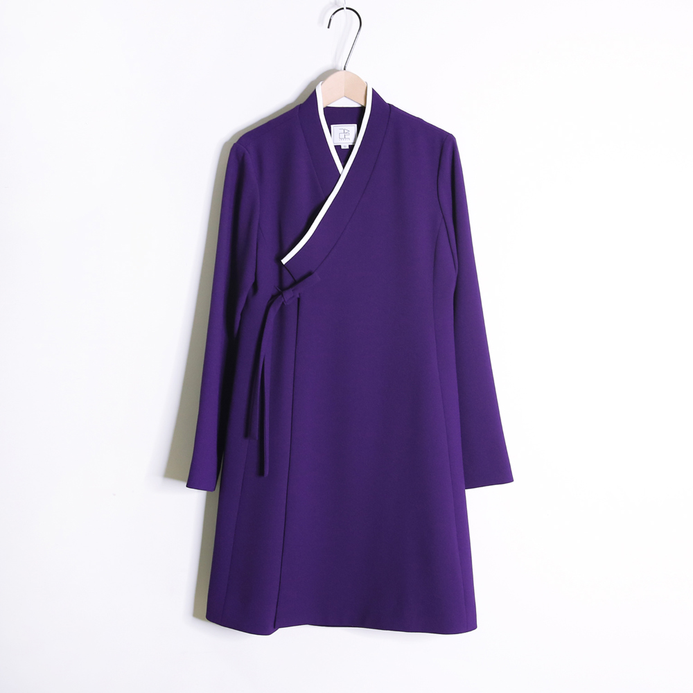 dress violet color image-S1L10