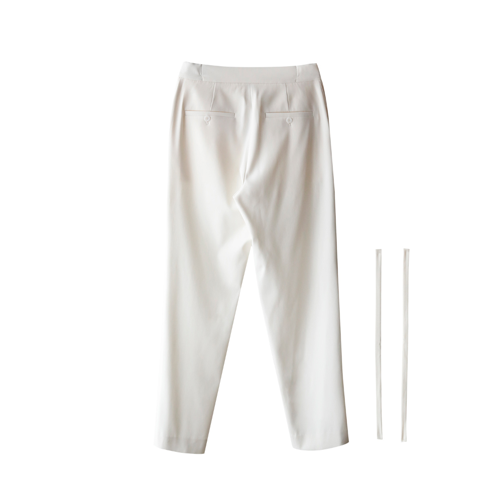 Pants white color image-S36L1